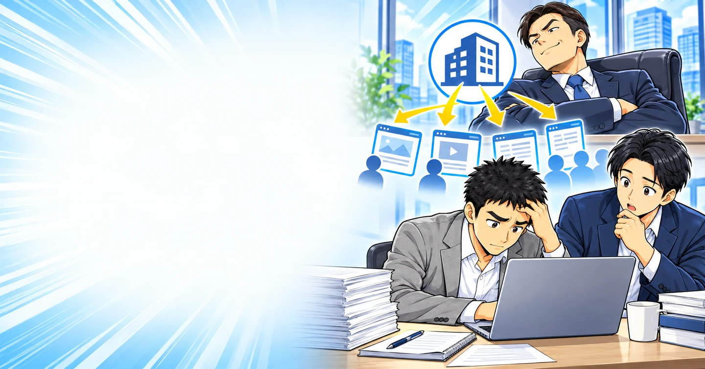 アフィリエイターは広告主から見下されているの解説イラスト