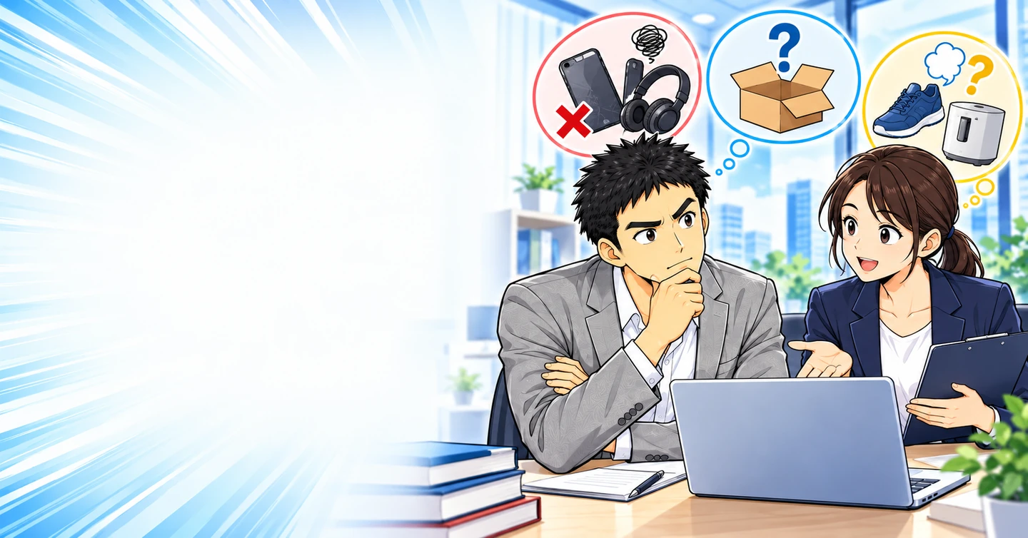 人におすすめできる商品がないとき、アフィリエイトを始めてもよい?の解説イラスト