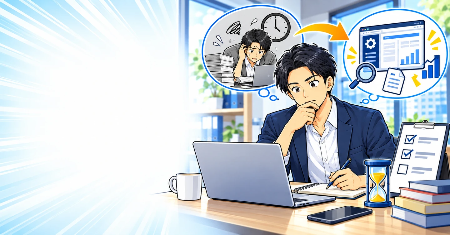 アフィリエイト用の有料ツールはいつ導入する？困りごとから購入を判断するの解説イラスト