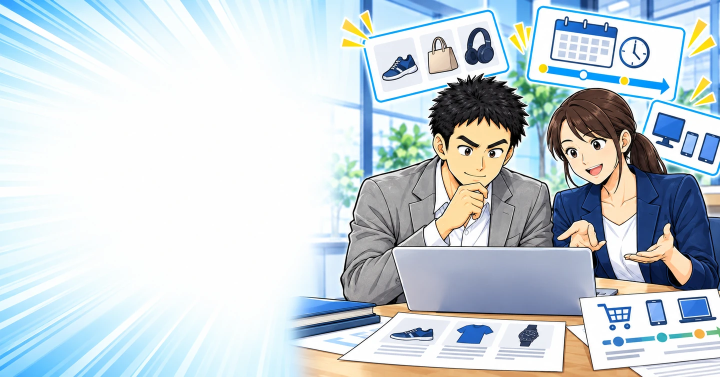 紹介した商品以外が売れても報酬になる？アフィリエイトの計測期間の基礎の解説イラスト