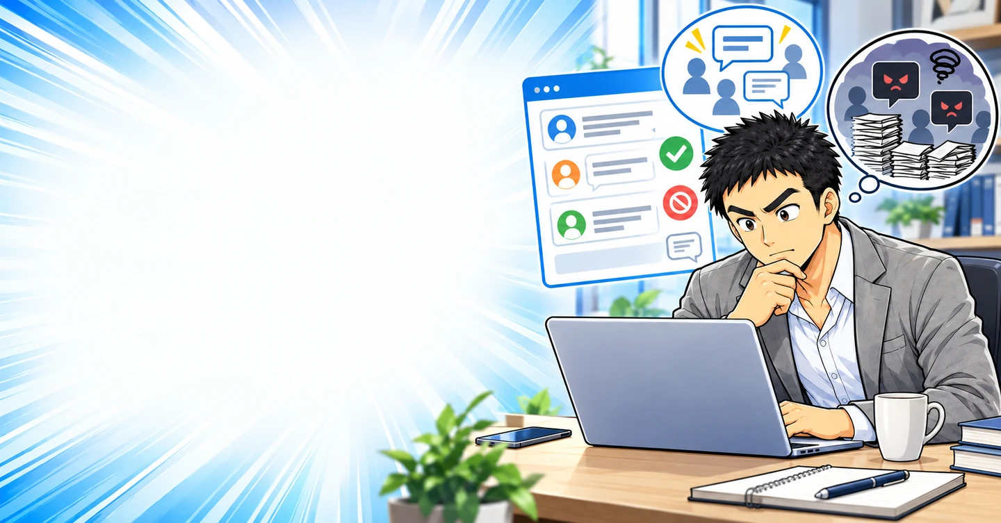 ブログにコメント欄は必要?開設前に考えたい返信と管理の負担の解説イラスト