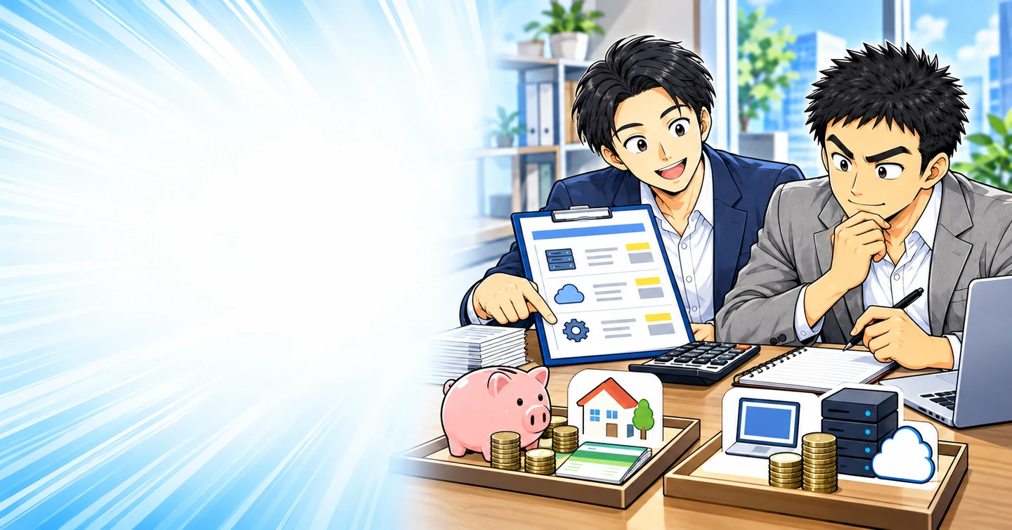 収入が出る前のブログ運営費はどう用意する?生活費と分けた資金計画の解説イラスト