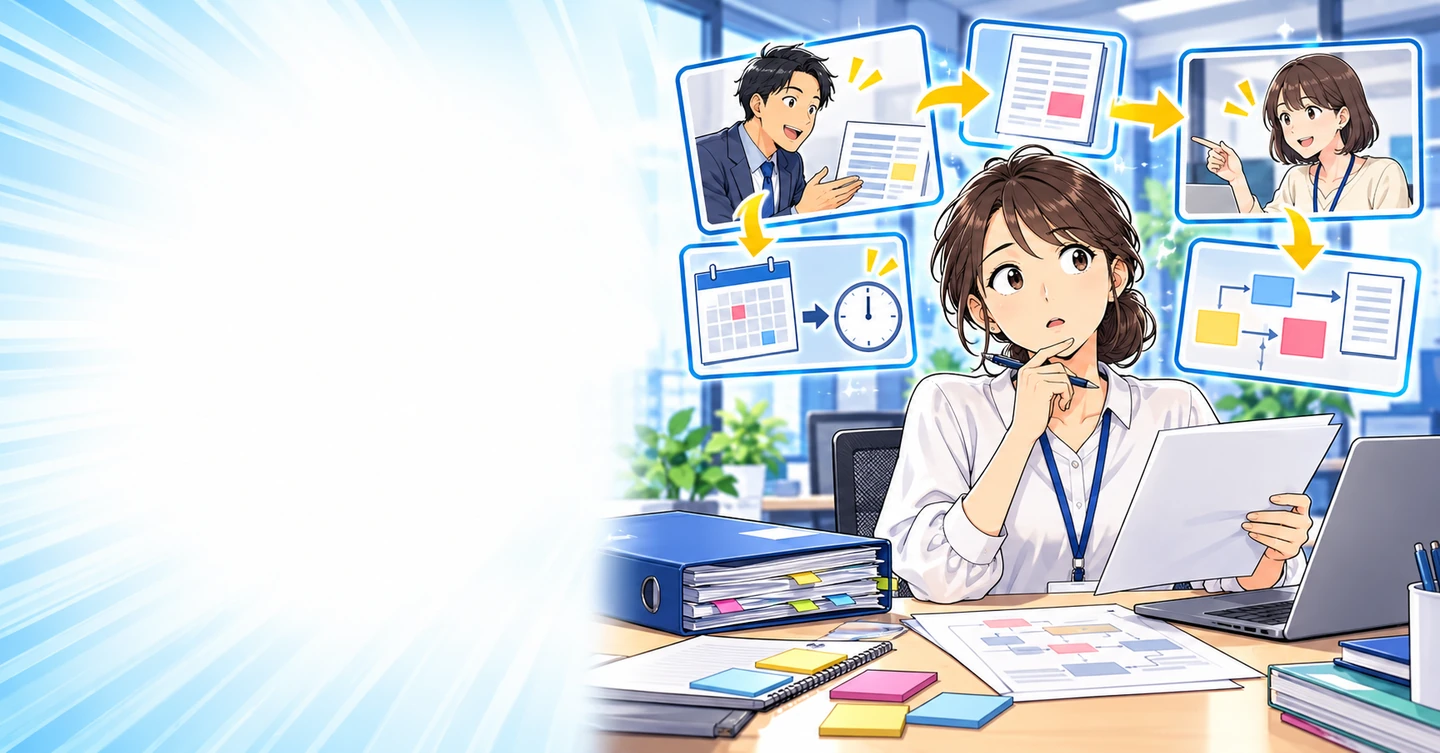 前任者から引き継いだ仕事の「なぜ」が分からないときの解説イラスト
