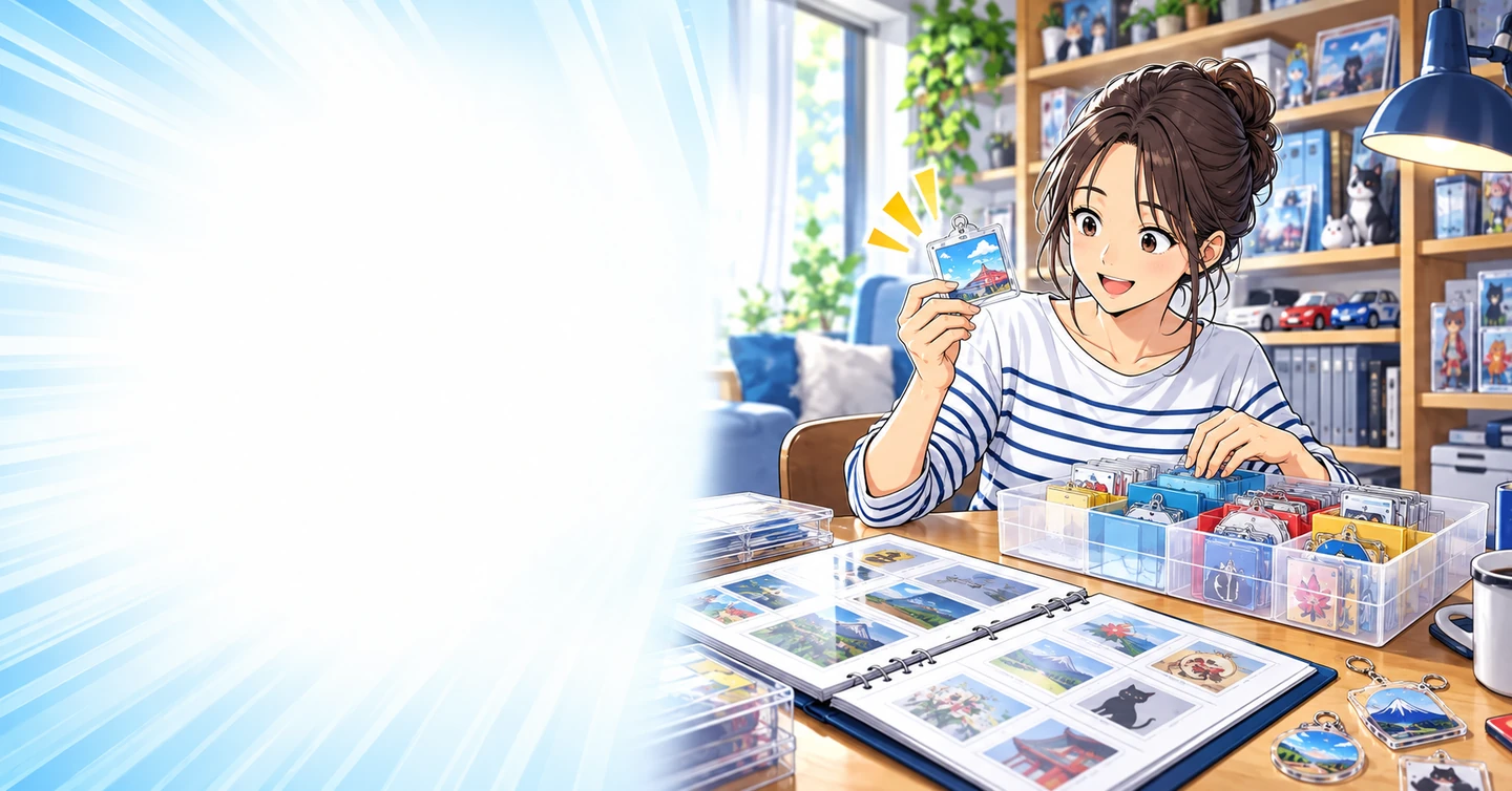 コレクションの一覧を作ったら、自分以外にも便利だった話を考えるの解説イラスト
