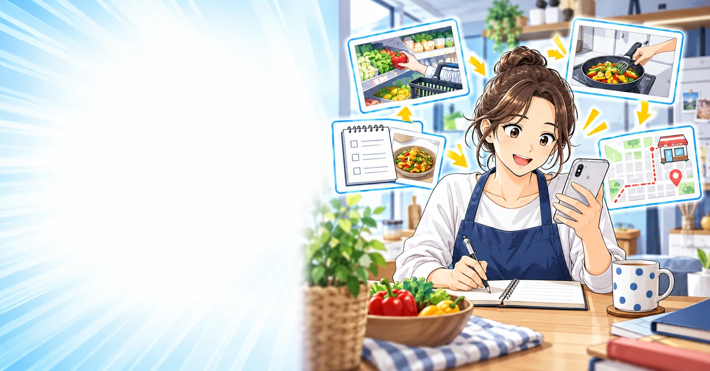 特別な毎日でなくても、誰かに役立つ案内は作れるの解説イラスト