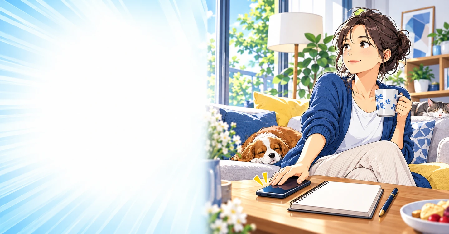 休日も仕事の連絡が気になる人が、自分の時間を取り戻すにはの解説イラスト