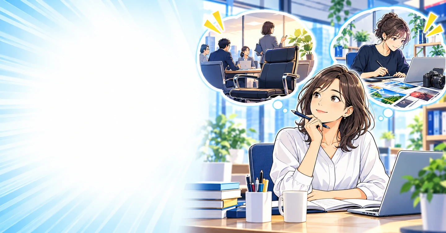 昇進したくないのは向上心がないから？別の成長の仕方を考えるの解説イラスト