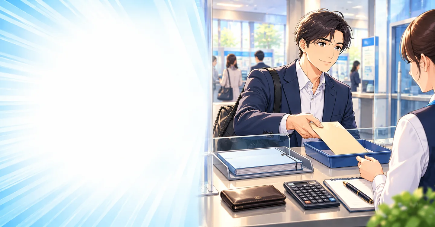 口座残高1,000万円！借入金が振り込まれた直後かもしれない｜残高と利益の違いの解説イラスト