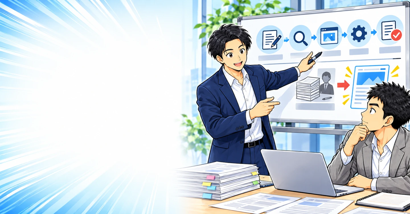 格安ライターに記事を発注して、なぜ稼げると思ったのですか?の解説イラスト