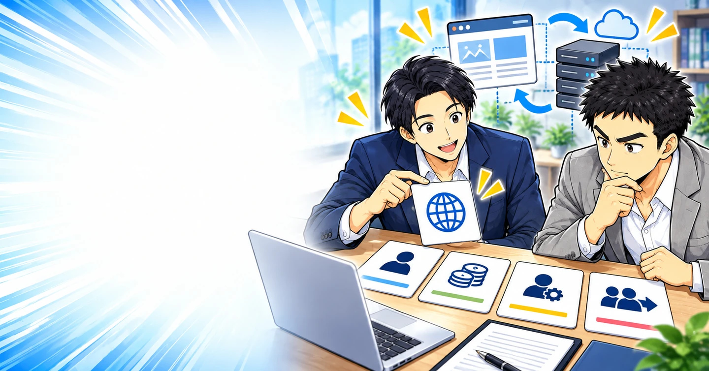 ブログ制作を依頼したらドメインは誰のもの？契約前に確認したい管理名義の解説イラスト