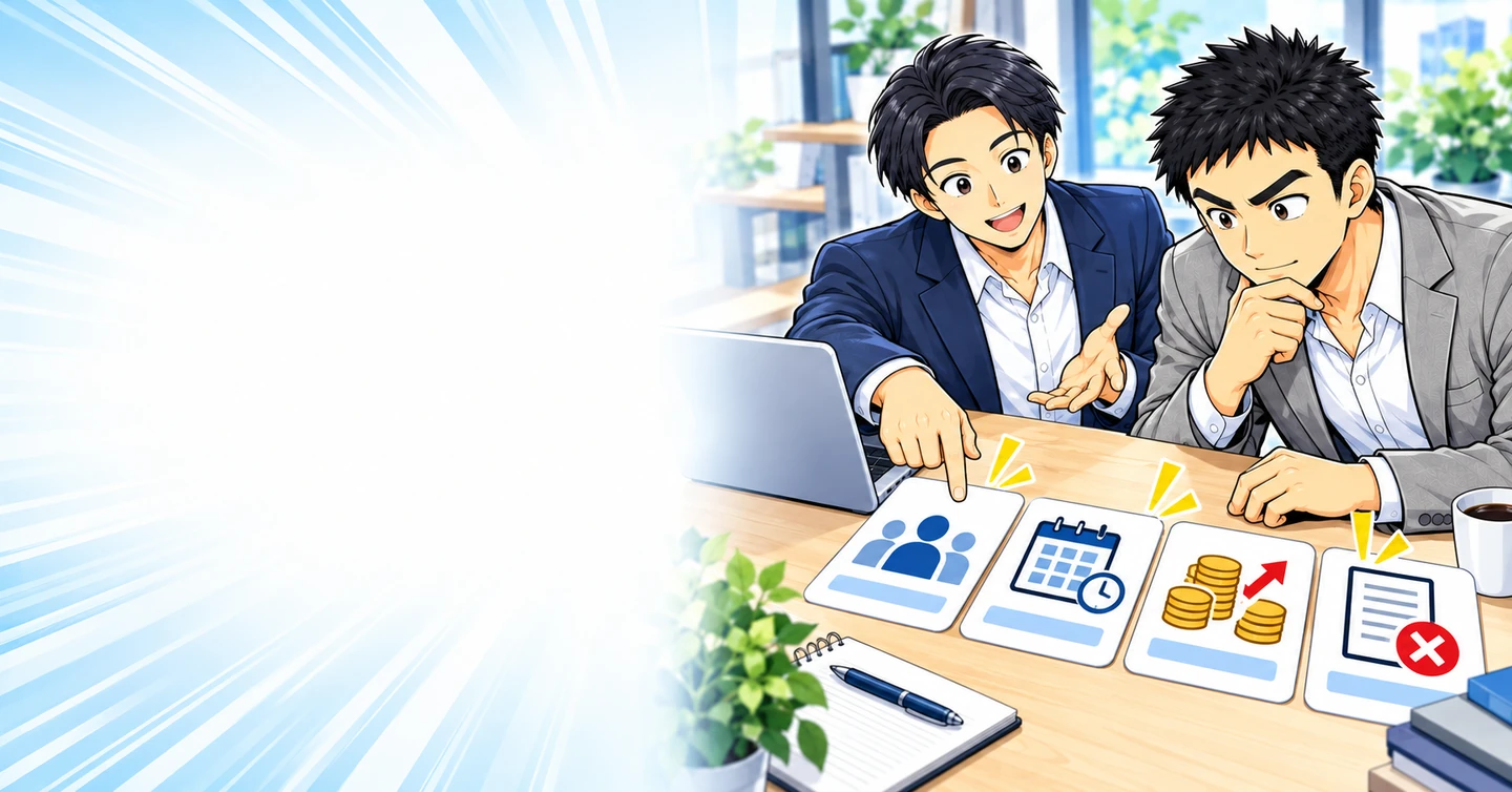 無料体験を紹介する記事には何を書く?申込前に伝えたい条件の解説イラスト