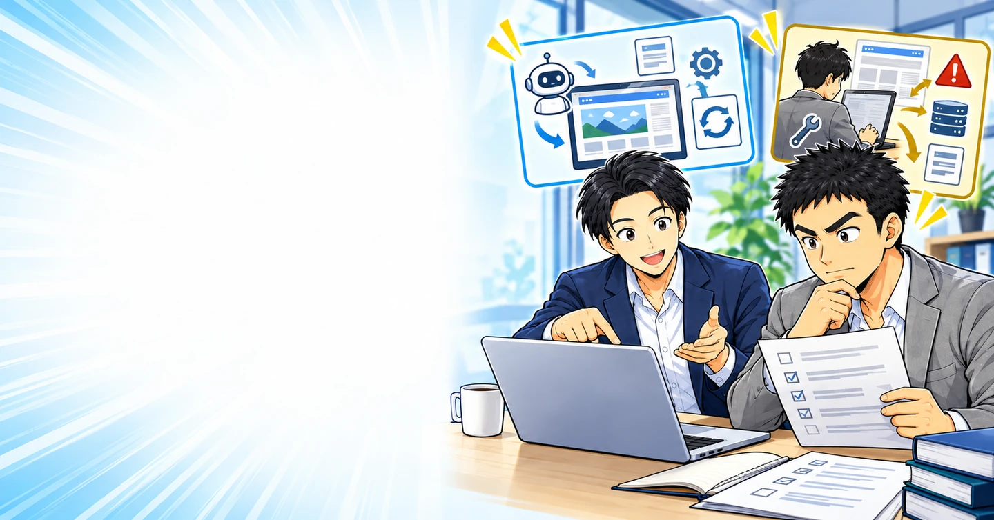 「完全自動で月100万円」という言葉を、まだ信じていますか?の解説イラスト