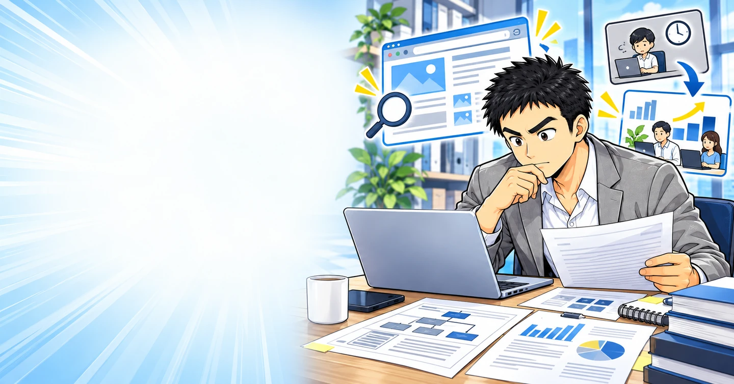 副業感覚の人が、事業として取り組む競合に勝てない理由の解説イラスト