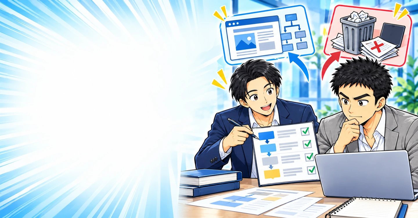 3か月で稼げなければ撤退する。その期間で何を検証できるのかの解説イラスト