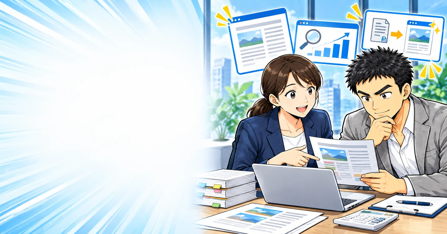 1記事3,000円で、競合企業に勝てるコンテンツが作れると思いますか?の解説イラスト